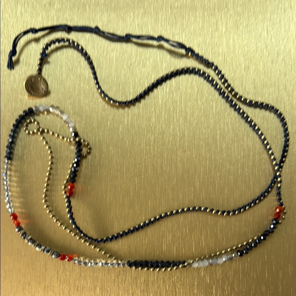 Chloe + Isabel Gold and Black Necklace with Distinctive Design